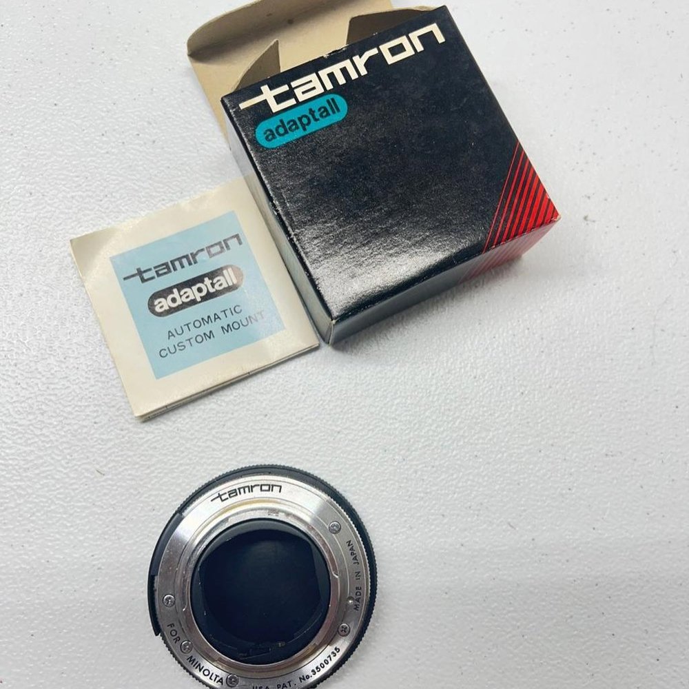 TAMRON ADAPTALL CUSTOM MOUNT FOR MINOLTA -SRT 634-505 W/ CAPS IN BOX